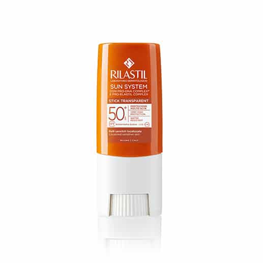 rilastil stick trasparent spf 50+